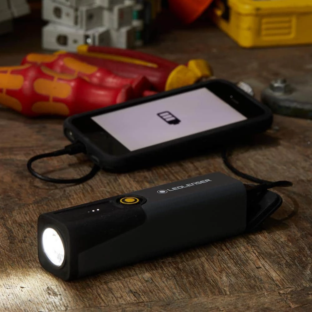 IW3R Industrial 320-Lumen Rechargeable LED Flashlight with 4,000 mAh Power Bank, Designed in Germany. by LEDLENSER 4 IW3R Industrial 320-Lumen Rechargeable LED Flashlight with 4,000 mAh Power Bank, Designed in Germany. by LEDLENSER - Image 4