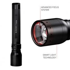 P17R Core Rechargeable Flashlight, 1200 Lumens, Advanced Focus System, Constant Light Output, Magnetic Charge System by LEDLENSER -Camillus Sales Shop ledlenser handheld flashlights p17r core 4f 1000