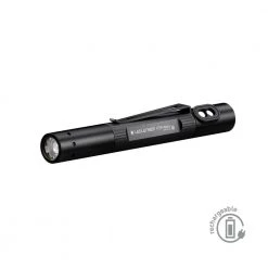 P2R Work Rechargeable Pen Light, 110 Lumens, Advanced Focus System, Magnetic Charging by LEDLENSER