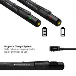 P4R Work Rechargeable Pen Light, 170 Lumens, Advanced Focus System, Magnetic Charging by LEDLENSER -Camillus Sales Shop ledlenser handheld flashlights p4r work 1f 1000