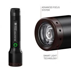 P5R Core Rechargeable Flashlight, 500 Lumens, Advanced Focus System, Constant Light Output, Waterproof by LEDLENSER -Camillus Sales Shop ledlenser handheld flashlights p5r core 4f 1000