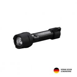 P5R Work Rechargeable Flashlight, 480 Lumens, Advanced Focus System, Rubber Covers, Protective Lens, Waterproof by LEDLENSER