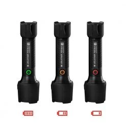 P5R Work Rechargeable Flashlight, 480 Lumens, Advanced Focus System, Rubber Covers, Protective Lens, Waterproof by LEDLENSER -Camillus Sales Shop ledlenser handheld flashlights p5r work c3 1000