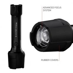 P6R Work Rechargeable Flashlight, 850 Lumens, Advanced Focus System, Rubber Covers, Protective Lens, Waterproof by LEDLENSER 14 P6R Work Rechargeable Flashlight, 850 Lumens, Advanced Focus System, Rubber Covers, Protective Lens, Waterproof by LEDLENSER -Camillus Sales Shop ledlenser handheld flashlights p6r work 4f 1000