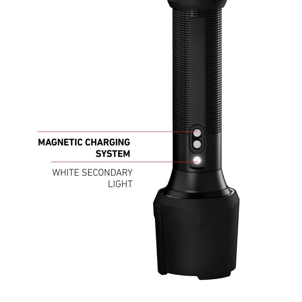 P6R Work Rechargeable Flashlight, 850 Lumens, Advanced Focus System, Rubber Covers, Protective Lens, Waterproof by LEDLENSER 4 P6R Work Rechargeable Flashlight, 850 Lumens, Advanced Focus System, Rubber Covers, Protective Lens, Waterproof by LEDLENSER - Image 4