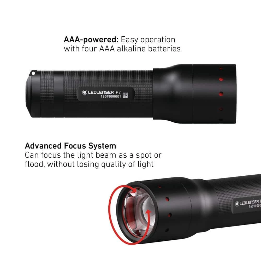 P7 Premium 450 Lumens High Power LED Flashlight with Advanced Focus System Designed in Germany by LEDLENSER 4 P7 Premium 450 Lumens High Power LED Flashlight with Advanced Focus System Designed in Germany by LEDLENSER - Image 4