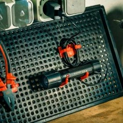 P7R Work Rechargeable Flashlight, 1200 Lumens, Advanced Focus System, Rubber Covers, Protective Lens, Waterproof by LEDLENSER -Camillus Sales Shop ledlenser handheld flashlights p7r work 31 1000