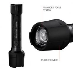 P7R Work Rechargeable Flashlight, 1200 Lumens, Advanced Focus System, Rubber Covers, Protective Lens, Waterproof by LEDLENSER -Camillus Sales Shop ledlenser handheld flashlights p7r work 4f 1000