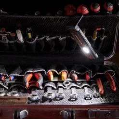 Industrial 200-Lumen Rechargeable LED Work Light with Magnetic Base by LEDLENSER -Camillus Sales Shop ledlenser handheld spotlights if2r 31 1000