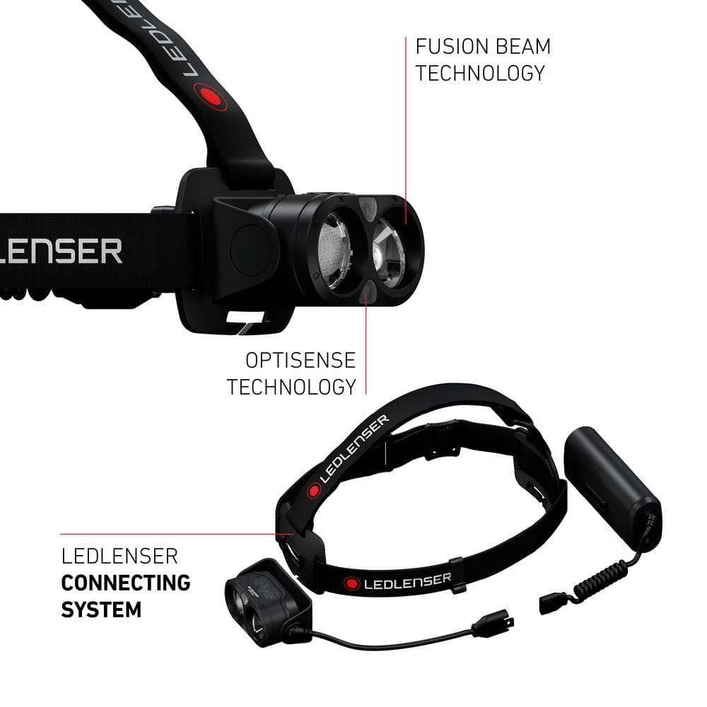 H19R Core Rechargeable Headlamp, 3500 Lumens, Fusion Beam, Red Light, Constant Light, Waterproof, Magnetic Charge System by LEDLENSER 3 H19R Core Rechargeable Headlamp, 3500 Lumens, Fusion Beam, Red Light, Constant Light, Waterproof, Magnetic Charge System by LEDLENSER - Image 3
