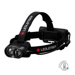 H19R Core Rechargeable Headlamp, 3500 Lumens, Fusion Beam, Red Light, Constant Light, Waterproof, Magnetic Charge System by LEDLENSER