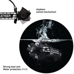 H7R Signature 1200 Lumen LED Rechargeable Headlamp with Focusing Optic and Bluetooth Connectivity by LEDLENSER -Camillus Sales Shop ledlenser headlamps h7r signature 44 1000