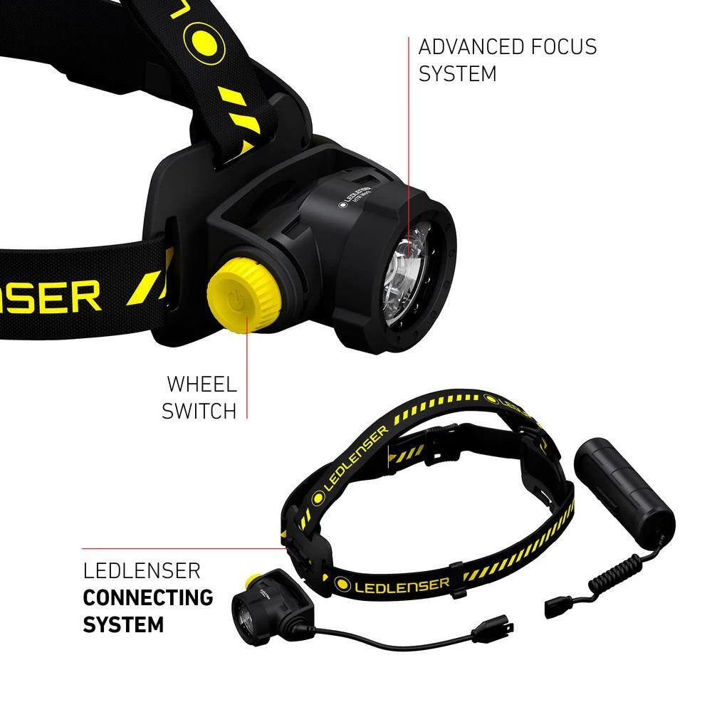 H7R Work Rechargeable Headlamp, 1000 Lumens, Advanced Focus System, Constant Light Output, Dimming, Waterproof by LEDLENSER 3 H7R Work Rechargeable Headlamp, 1000 Lumens, Advanced Focus System, Constant Light Output, Dimming, Waterproof by LEDLENSER - Image 3