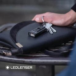 K6R Safety 400 Lumens LED Rechargeable Key Chain Light with Siren by LEDLENSER -Camillus Sales Shop ledlenser keychain flashlights k6r safety fa 1000