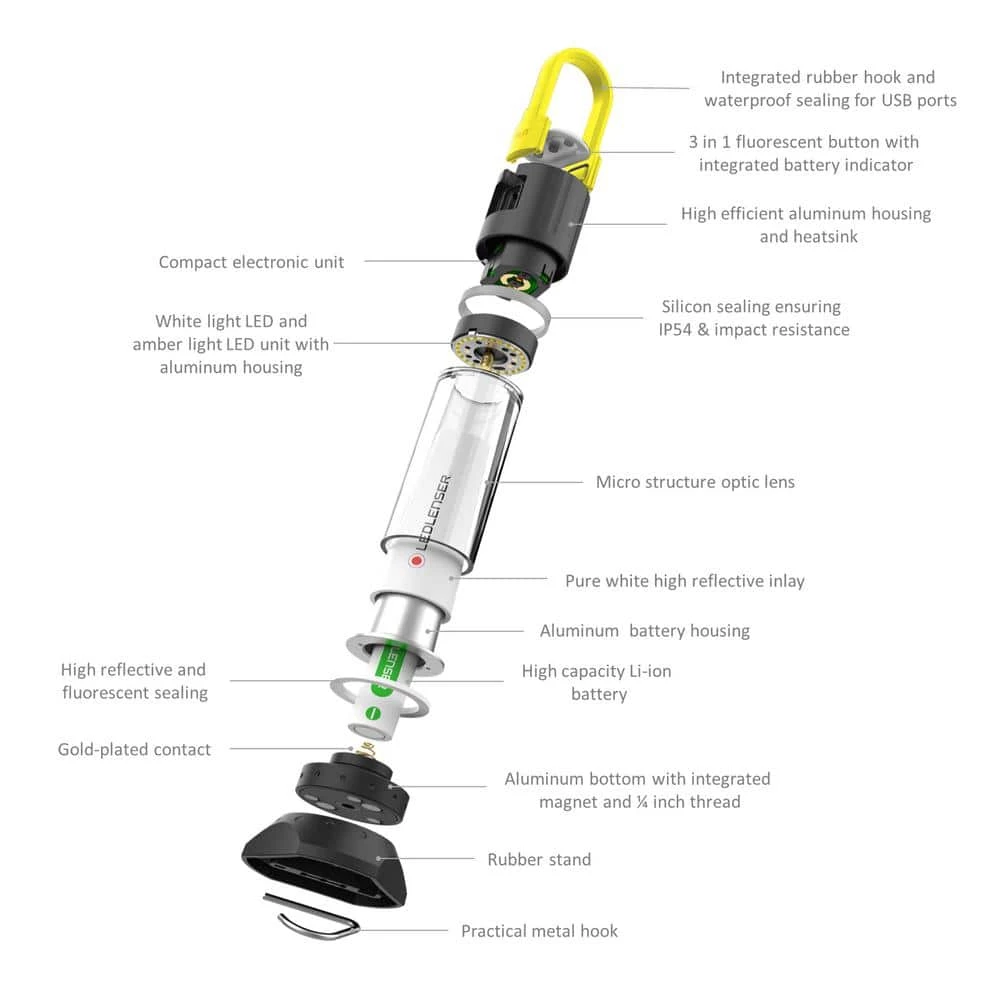 IA6R Industrial High Power 750-Lumen Rechargeable LED Lantern / Area Light with Power Bank Function Designed in Germany by LEDLENSER 3 IA6R Industrial High Power 750-Lumen Rechargeable LED Lantern / Area Light with Power Bank Function Designed in Germany by LEDLENSER - Image 3