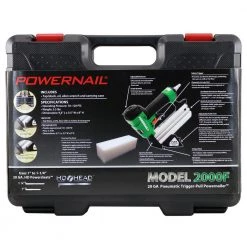 Pneumatic 20-Gauge Hardwood Flooring Trigger Pull Cleat Nailer Kit by POWERNAIL 11 Pneumatic 20-Gauge Hardwood Flooring Trigger Pull Cleat Nailer Kit by POWERNAIL -Camillus Sales Shop powernail floor nailers 2000f 66 1000