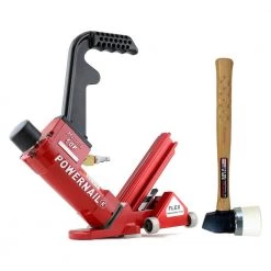 Pneumatic 18-Gauge Flex Power Roller Hardwood Flooring Cleat Nailer by POWERNAIL