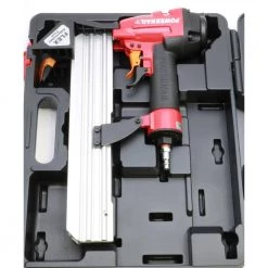 Pneumatic 18-Gauge Engineered Flooring Stapler Kit by POWERNAIL -Camillus Sales Shop powernail pneumatic staplers 1845fkit 76 1000