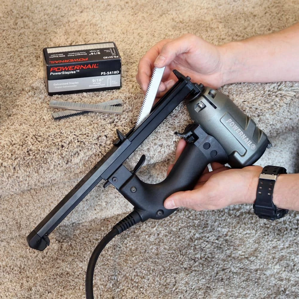 3/16 in. Crown Professional Electric Stapler for Carpet and Upholstery by POWERNAIL 4 3/16 in. Crown Professional Electric Stapler for Carpet and Upholstery by POWERNAIL - Image 4