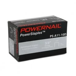 A11 Series 3/8 in. x 13/32 in. Crown x 20-Gauge Glue Collated Diversion Point Staples for Gen. Fastening (5000 per Box) by POWERNAIL 5 A11 Series 3/8 in. x 13/32 in. Crown x 20-Gauge Glue Collated Diversion Point Staples for Gen. Fastening (5000 per Box) by POWERNAIL -Camillus Sales Shop powernail staples psa1110d 4f 1000
