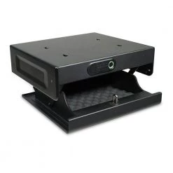 Home Defense Under Counter Quick Access Biometric Lock Vault by Sports Afield 10 Home Defense Under Counter Quick Access Biometric Lock Vault by Sports Afield -Camillus Sales Shop sports afield rifle safes sa hd5 bio dp 4f 1000