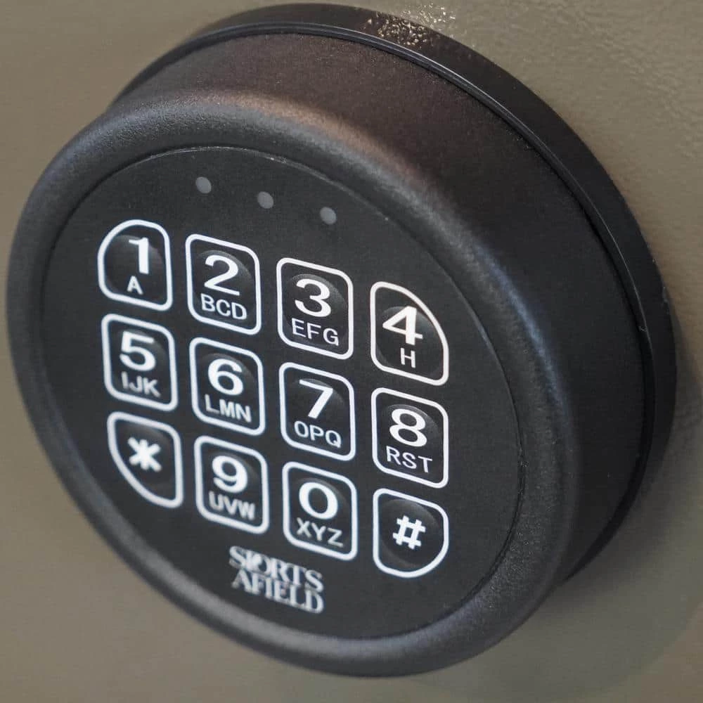 Journey 14-Gun Electronic Lock Gun Safe, OD Green Textured Gloss Finish by Sports Afield 5 Journey 14-Gun Electronic Lock Gun Safe, OD Green Textured Gloss Finish by Sports Afield - Image 5