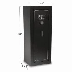 Instinct 18-Gun Fireproof Electronic Lock Gun Safe, Textured Matte Black Finish by Sports Afield 12 Instinct 18-Gun Fireproof Electronic Lock Gun Safe, Textured Matte Black Finish by Sports Afield -Camillus Sales Shop sports afield rifle safes sa5520ins 1f 1000