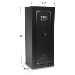 Instinct 18-Gun Fireproof Biometric Lock Gun Safe, Textured Matte Black Finish by Sports Afield 12 Instinct 18-Gun Fireproof Biometric Lock Gun Safe, Textured Matte Black Finish by Sports Afield -Camillus Sales Shop sports afield rifle safes sa5520ins bio 1f 1000
