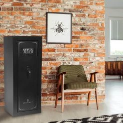 Instinct 18-Gun Fireproof Biometric Lock Gun Safe, Textured Matte Black Finish by Sports Afield 15 Instinct 18-Gun Fireproof Biometric Lock Gun Safe, Textured Matte Black Finish by Sports Afield -Camillus Sales Shop sports afield rifle safes sa5520ins bio 31 1000