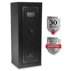 Instinct 18-Gun Fireproof Biometric Lock Gun Safe, Textured Matte Black Finish by Sports Afield 10 Instinct 18-Gun Fireproof Biometric Lock Gun Safe, Textured Matte Black Finish by Sports Afield -Camillus Sales Shop sports afield rifle safes sa5520ins bio c3 1000