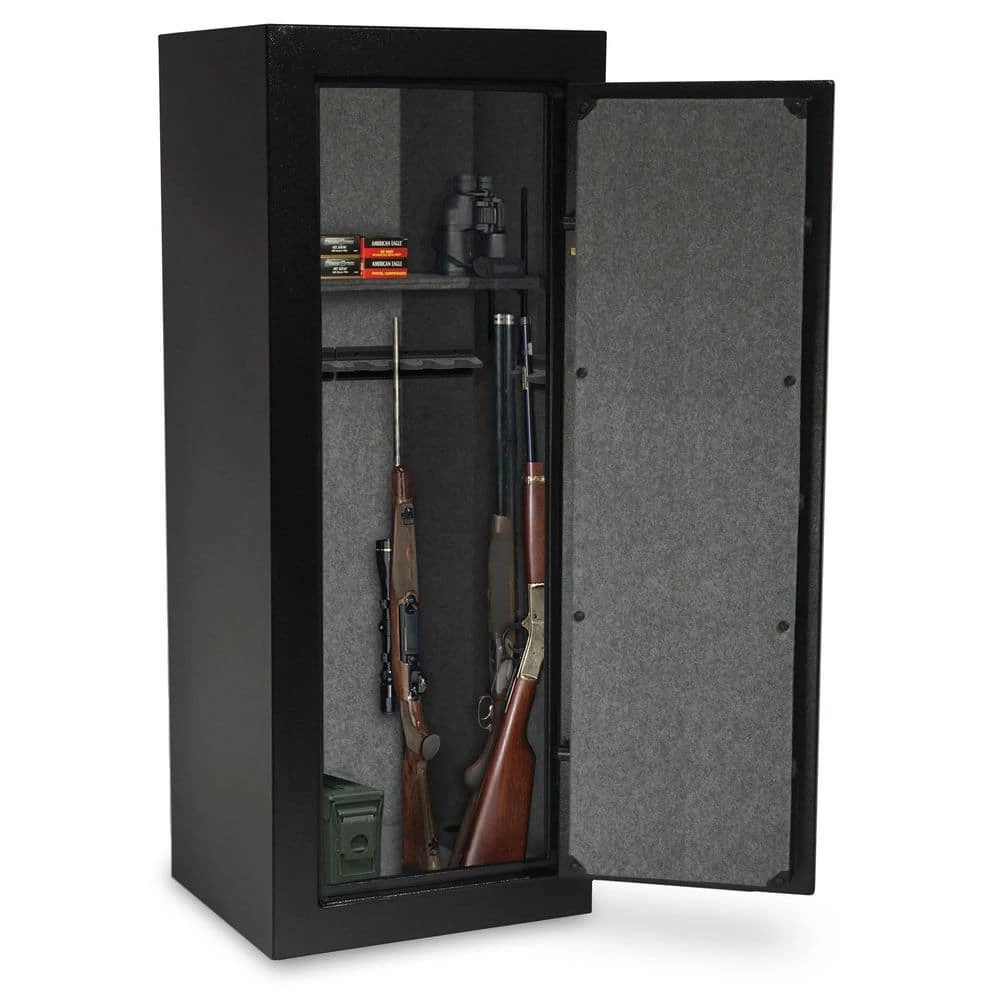 Instinct 18-Gun Fireproof Biometric Lock Gun Safe, Textured Matte Black Finish by Sports Afield 2 Instinct 18-Gun Fireproof Biometric Lock Gun Safe, Textured Matte Black Finish by Sports Afield - Image 2