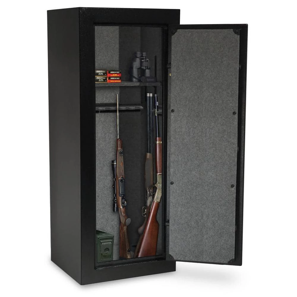 Instinct 18-Gun Fireproof Electronic Lock Gun Safe, Textured Matte Black Finish by Sports Afield 2 Instinct 18-Gun Fireproof Electronic Lock Gun Safe, Textured Matte Black Finish by Sports Afield - Image 2