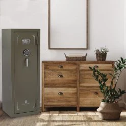 Journey 20-Gun Electronic Lock Gun Safe, OD Green Textured Gloss Finish by Sports Afield 15 Journey 20-Gun Electronic Lock Gun Safe, OD Green Textured Gloss Finish by Sports Afield -Camillus Sales Shop sports afield rifle safes sa5520j 31 1000