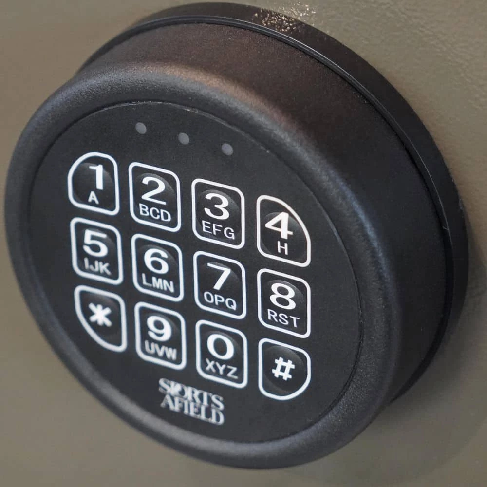 Journey 20-Gun Electronic Lock Gun Safe, OD Green Textured Gloss Finish by Sports Afield 6 Journey 20-Gun Electronic Lock Gun Safe, OD Green Textured Gloss Finish by Sports Afield - Image 6