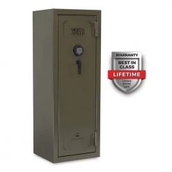 Journey 20-Gun Electronic Lock Gun Safe, OD Green Textured Gloss Finish by Sports Afield
