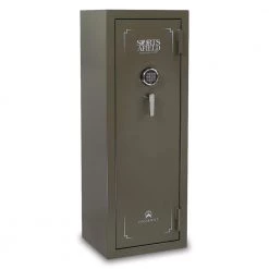 Journey 20-Gun Electronic Lock Gun Safe, OD Green Textured Gloss Finish by Sports Afield 10 Journey 20-Gun Electronic Lock Gun Safe, OD Green Textured Gloss Finish by Sports Afield -Camillus Sales Shop sports afield rifle safes sa5520j c3 1000