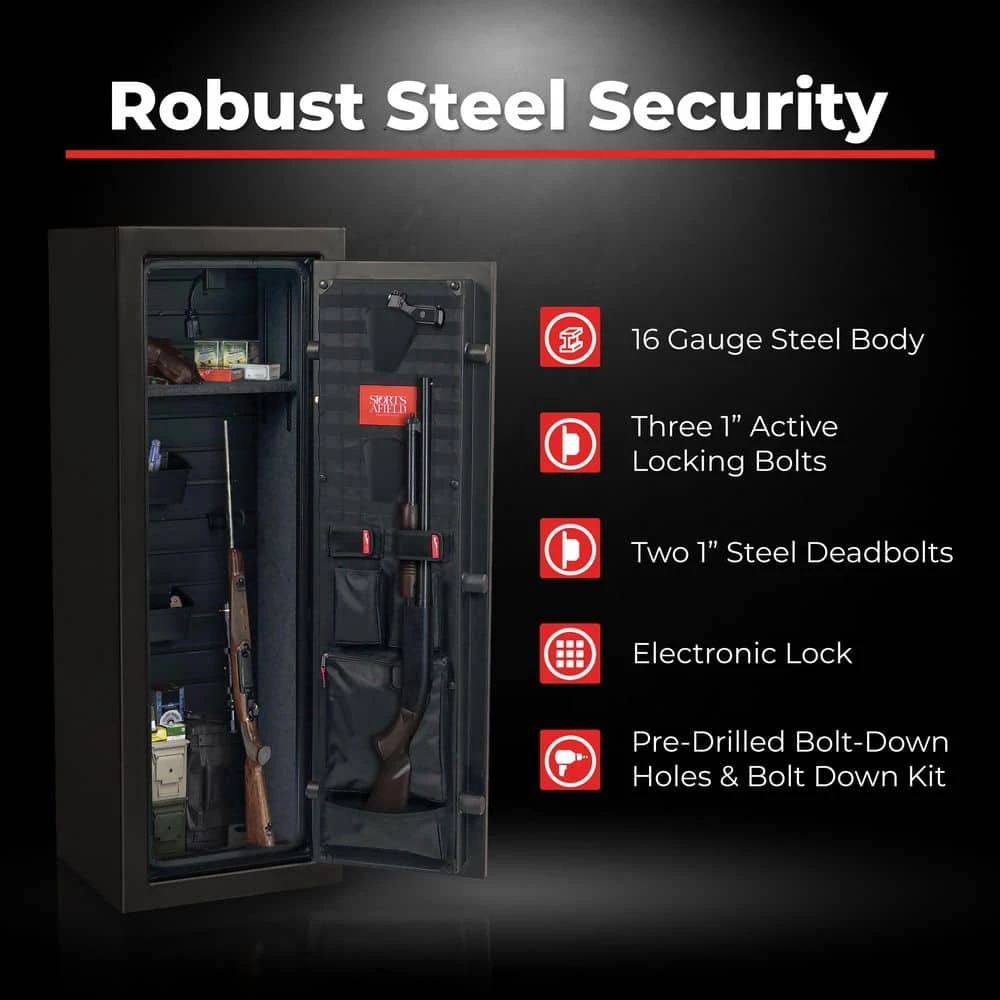 Tactical LZ - 8 Gun Fire and Waterproof Safe by Sports Afield 7 Tactical LZ - 8 Gun Fire and Waterproof Safe by Sports Afield - Image 7