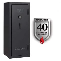 Camillus Sales Shop 34 Ammo Safe 2-Gun Fireproof Electronic Long Gun Safe, Black by Sports Afield