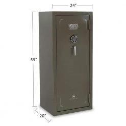 Journey 30-Gun Electronic Lock Gun Safe, OD Green Textured Gloss Finish by Sports Afield -Camillus Sales Shop sports afield rifle safes sa5524j 1f 1000