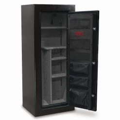 Preserve - 24-Gun Fire and Waterproof Biometric Safe, Black by Sports Afield -Camillus Sales Shop sports afield rifle safes sa5924p bio 4f 1000