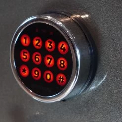 Haven 36-Gun Fire and Waterproof Electronic Lock Gun Safe, Metal Gray Gloss Metallic Finish by Sports Afield 18 Haven 36-Gun Fire and Waterproof Electronic Lock Gun Safe, Metal Gray Gloss Metallic Finish by Sports Afield -Camillus Sales Shop sports afield rifle safes sa5930hx 44 1000