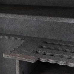 Haven 36-Gun Fire and Waterproof Biometric Lock Gun Safe, Metal Gray Gloss Metallic Finish by Sports Afield -Camillus Sales Shop sports afield rifle safes sa5930hx bio 66 1000