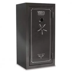 Haven 36-Gun Fire and Waterproof Electronic Lock Gun Safe, Metal Gray Gloss Metallic Finish by Sports Afield 15 Haven 36-Gun Fire and Waterproof Electronic Lock Gun Safe, Metal Gray Gloss Metallic Finish by Sports Afield -Camillus Sales Shop sports afield rifle safes sa5930hx c3 1000