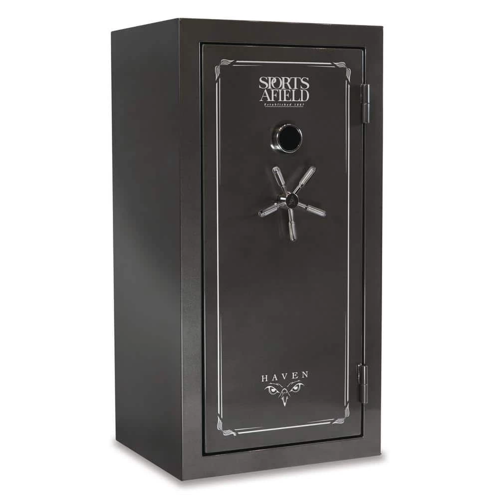 Haven 36-Gun Fire and Waterproof Electronic Lock Gun Safe, Metal Gray Gloss Metallic Finish by Sports Afield 5 Haven 36-Gun Fire and Waterproof Electronic Lock Gun Safe, Metal Gray Gloss Metallic Finish by Sports Afield - Image 5