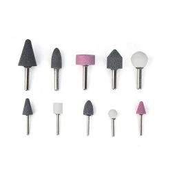 1/4 in. Pneumatic Straight Mini Polisher Cutter Rotary Air Die Grinder Kit (15-Piece) by Stark -Camillus Sales Shop stark air grinders 41700 1f 1000