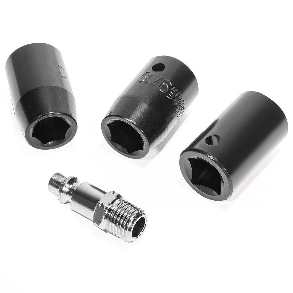 1/2 in. Drive Air Impact Wrench Gun Extended Anvil with (3) Socket Set by Stark 7 1/2 in. Drive Air Impact Wrench Gun Extended Anvil with (3) Socket Set by Stark - Image 7