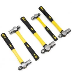 Multi-Purpose Ball Pein Hammer Set with Fiberglass Handle (5-Piece) by Stark
