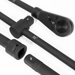 Jumbo 1 in. Drive Cr-Mo Steel 6-Point SAE Deep Impact Socket Set with Extension Bars and Carrying Case (21-Piece) by Stark 10 Jumbo 1 in. Drive Cr-Mo Steel 6-Point SAE Deep Impact Socket Set with Extension Bars and Carrying Case (21-Piece) by Stark -Camillus Sales Shop stark impact socket sets 35104 1f 1000