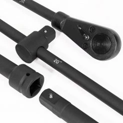 Jumbo 1 in. Drive Cr-Mo Steel 6-Point SAE Deep Impact Socket Set with Extension Bars and Carrying Case (21-Piece) by Stark -Camillus Sales Shop stark impact socket sets 35104 h 1f 1000