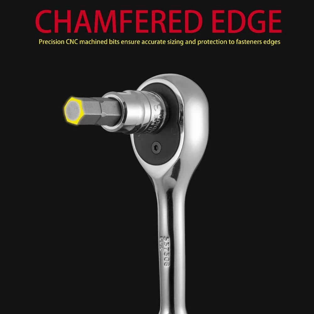 SAE Pro-Grade Hex Allen Bit Socket Set (13-Piece) by Stark 7 SAE Pro-Grade Hex Allen Bit Socket Set (13-Piece) by Stark - Image 7